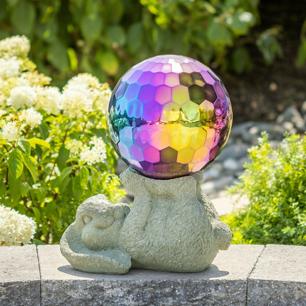 Bunny Gazing Ball Holder | Plow & Hearth