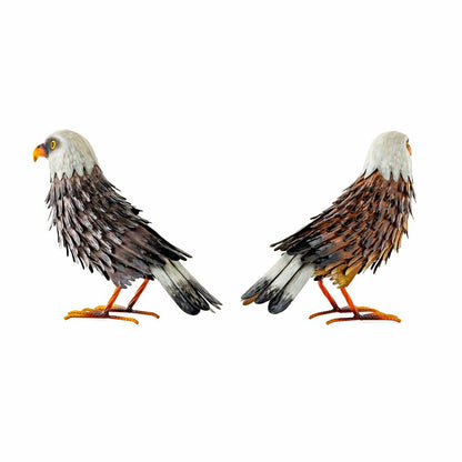 Metal Eagle Outdoor Statues, Set of 2 | Plow & Hearth