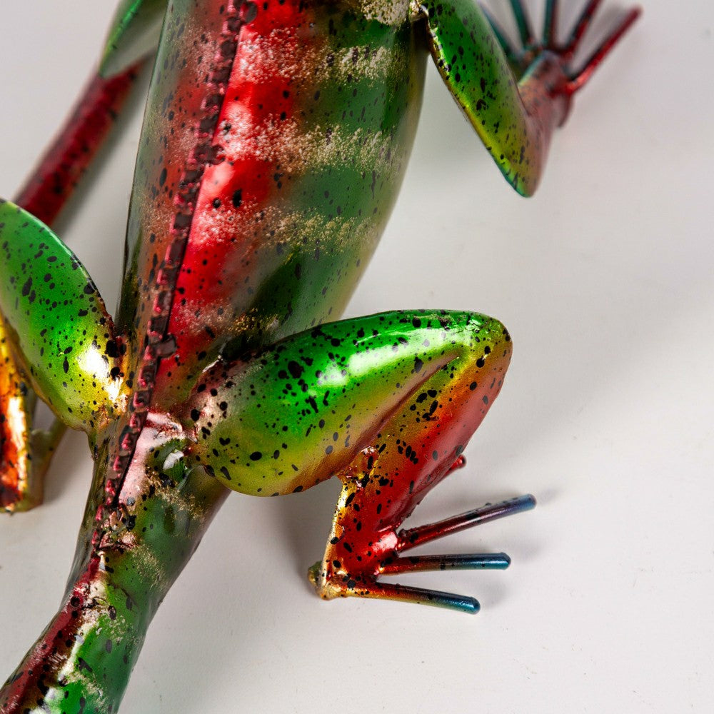 Set of 2 Metal Iguana Statues | Plow & Hearth