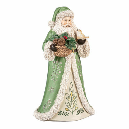 Shades of Green Garden Statue, Resin Statue, Santa, 12"H | Plow & Hearth