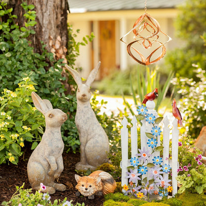 Short Sitting Bunny Sculpture | Plow & Hearth