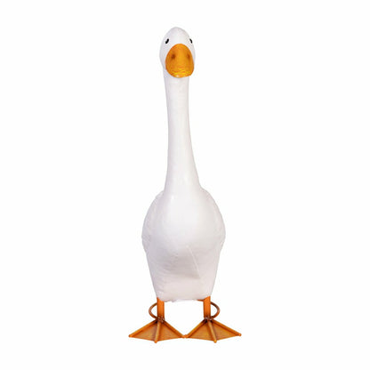 Metal Porch Goose Statue, 21"H | Plow & Hearth