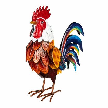 Metal Rooster 11.8"H | Plow & Hearth