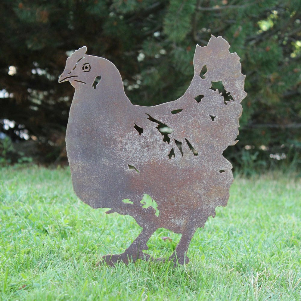 Chicken Garden Stake | Plow & Hearth