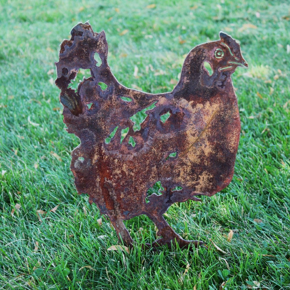Chicken Garden Stake | Plow & Hearth