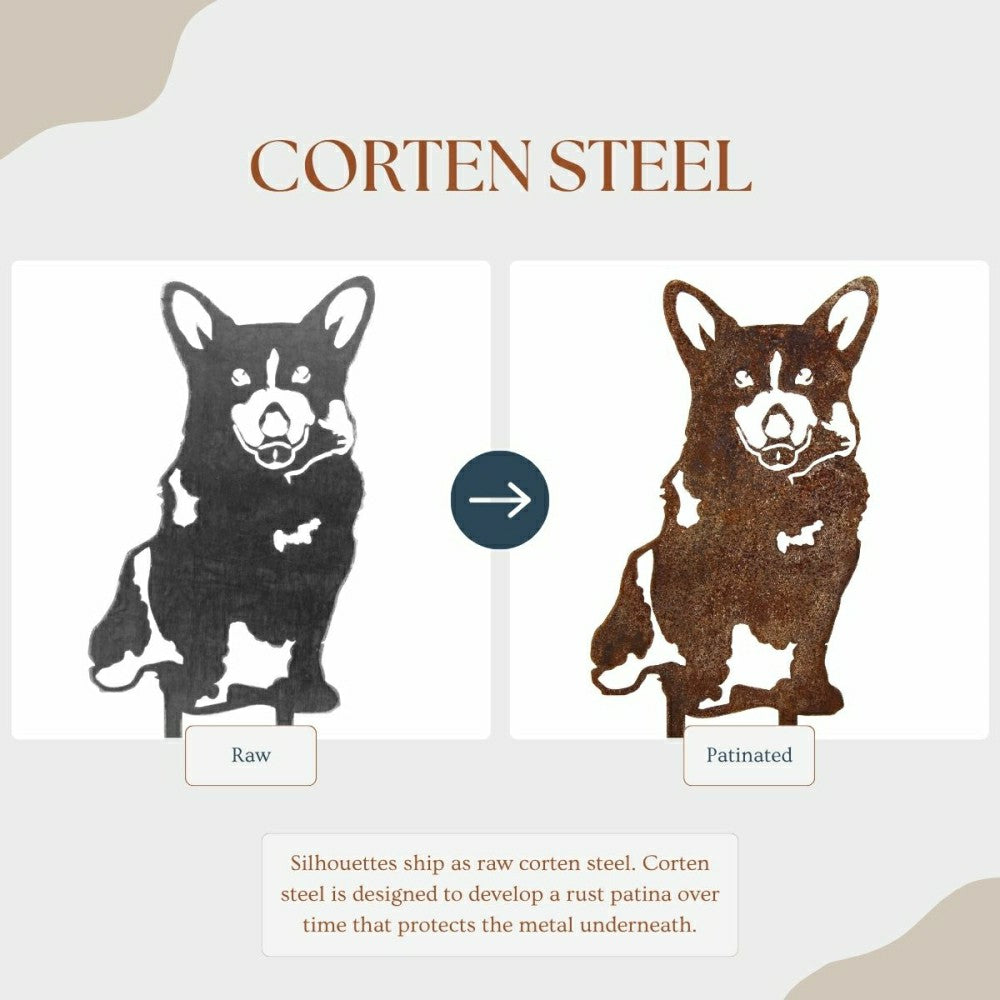 Corgi Garden Stake | Plow & Hearth
