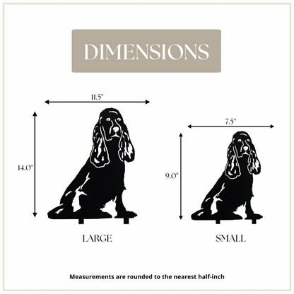 Cocker Spaniel Garden Stake | Plow & Hearth