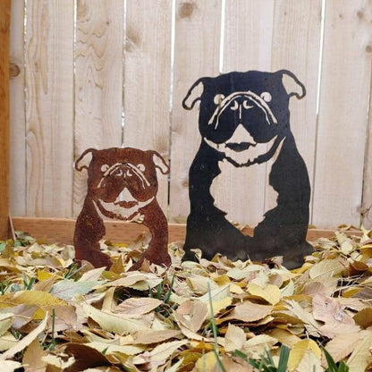 English Bulldog Garden Stake | Plow & Hearth
