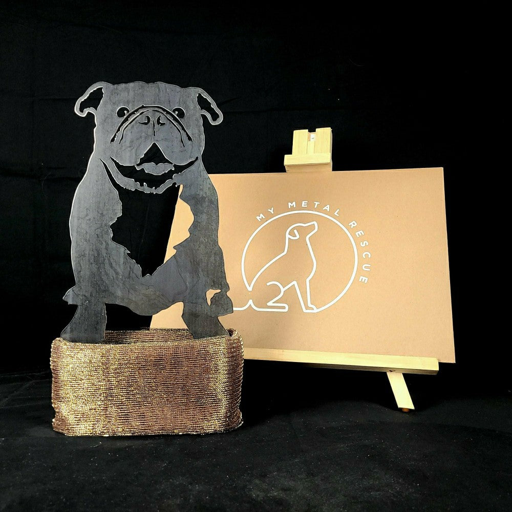 English Bulldog Garden Stake | Plow & Hearth