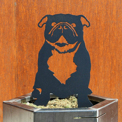 English Bulldog Garden Stake | Plow & Hearth
