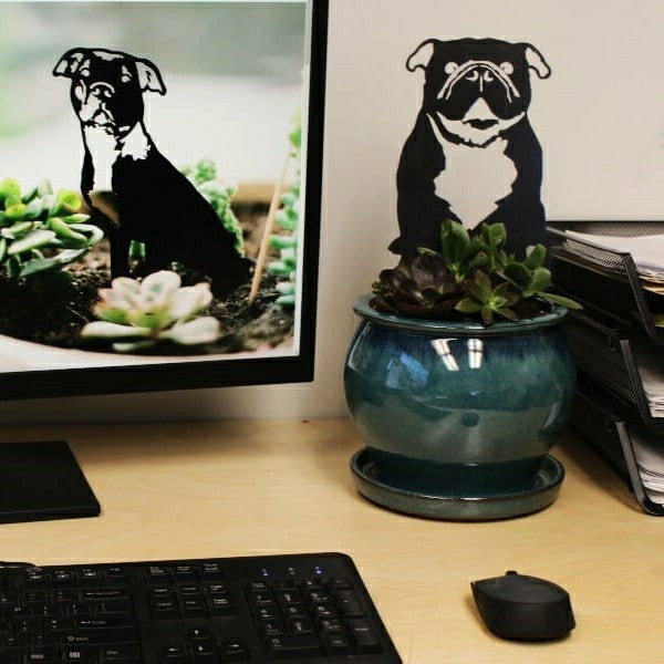 English Bulldog Garden Stake | Plow & Hearth