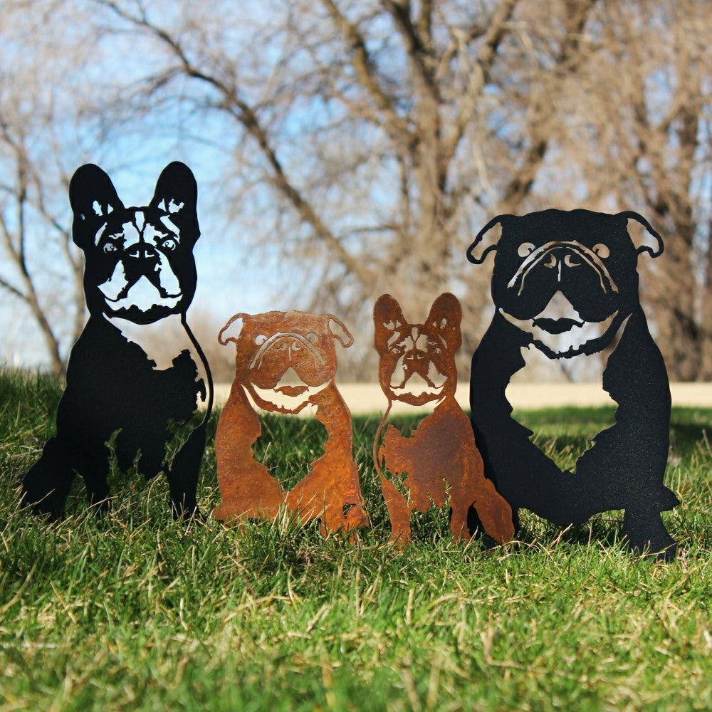English Bulldog Garden Stake | Plow & Hearth