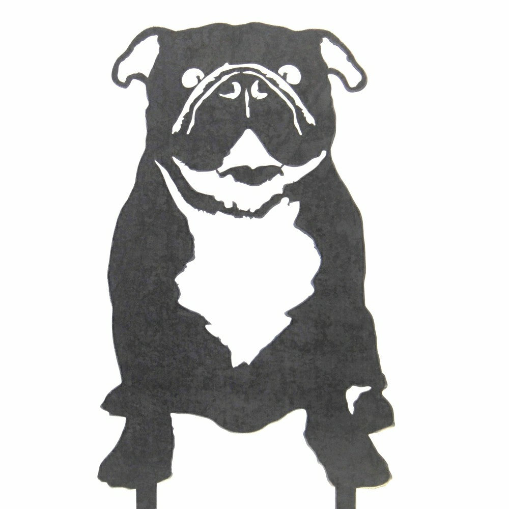 English Bulldog Garden Stake | Plow & Hearth