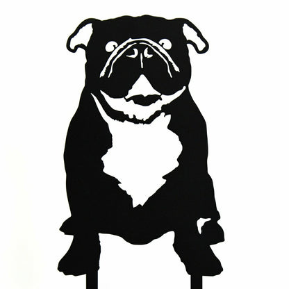 English Bulldog Garden Stake | Plow & Hearth