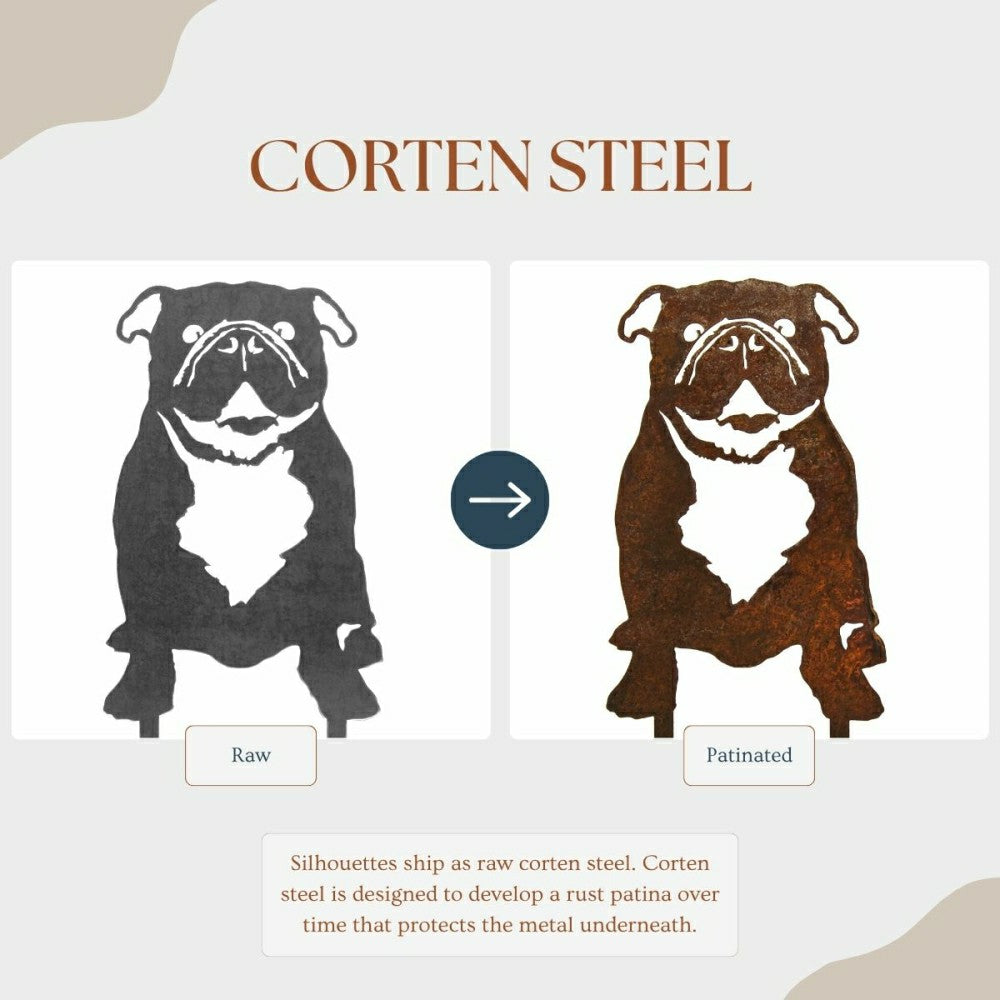 English Bulldog Garden Stake | Plow & Hearth