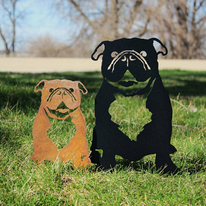 English Bulldog Garden Stake | Plow & Hearth