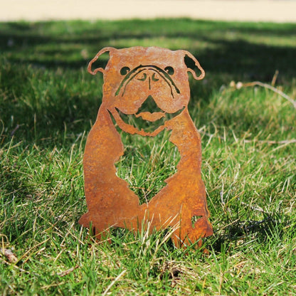 English Bulldog Garden Stake | Plow & Hearth