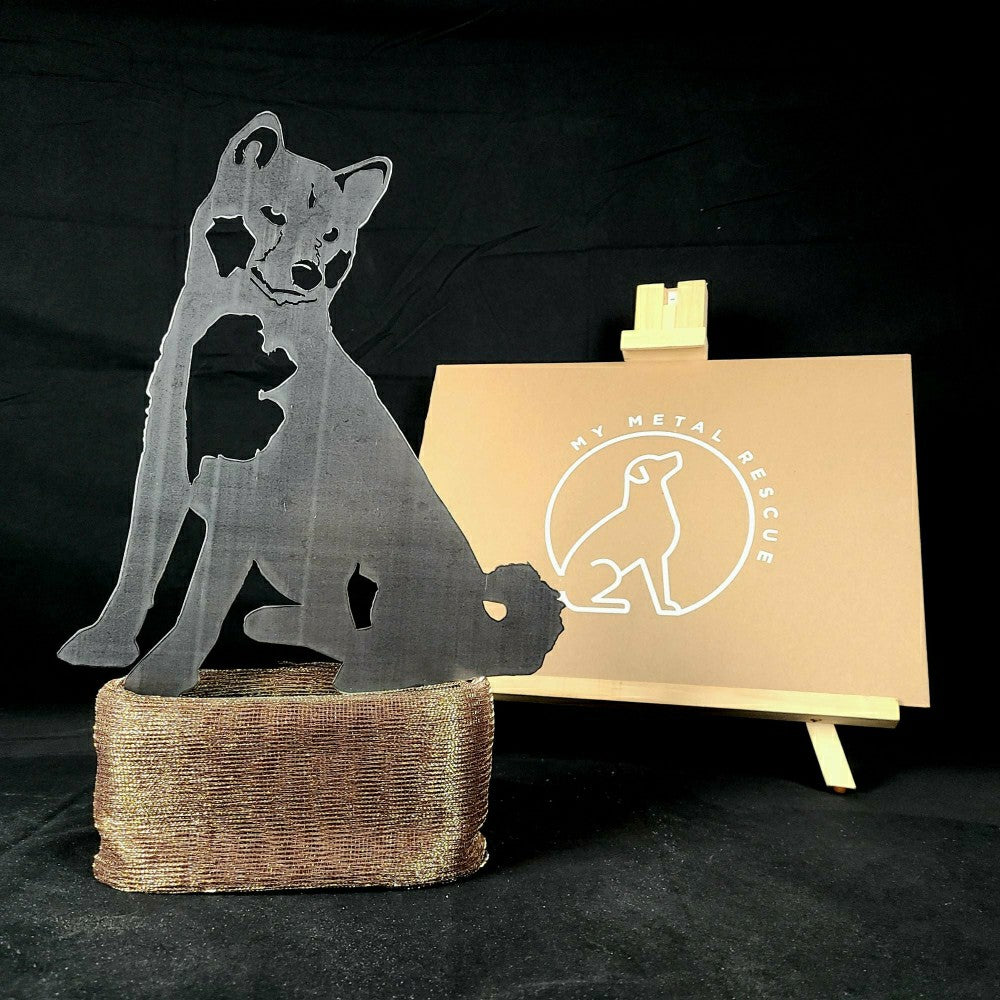 Akita Garden Stake | Plow & Hearth