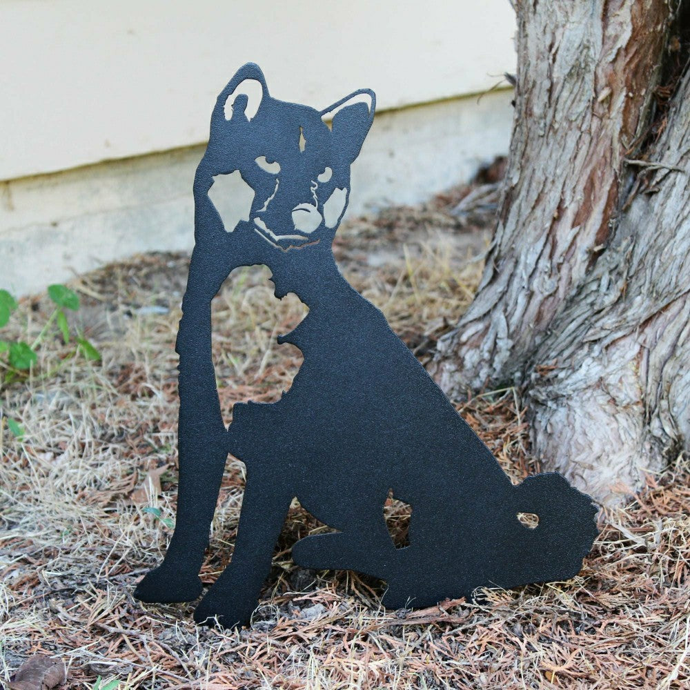 Akita Garden Stake | Plow & Hearth