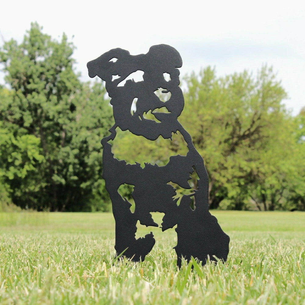 Schnauzer Garden Stake | Plow & Hearth