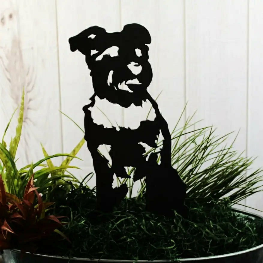 Schnauzer Garden Stake | Plow & Hearth