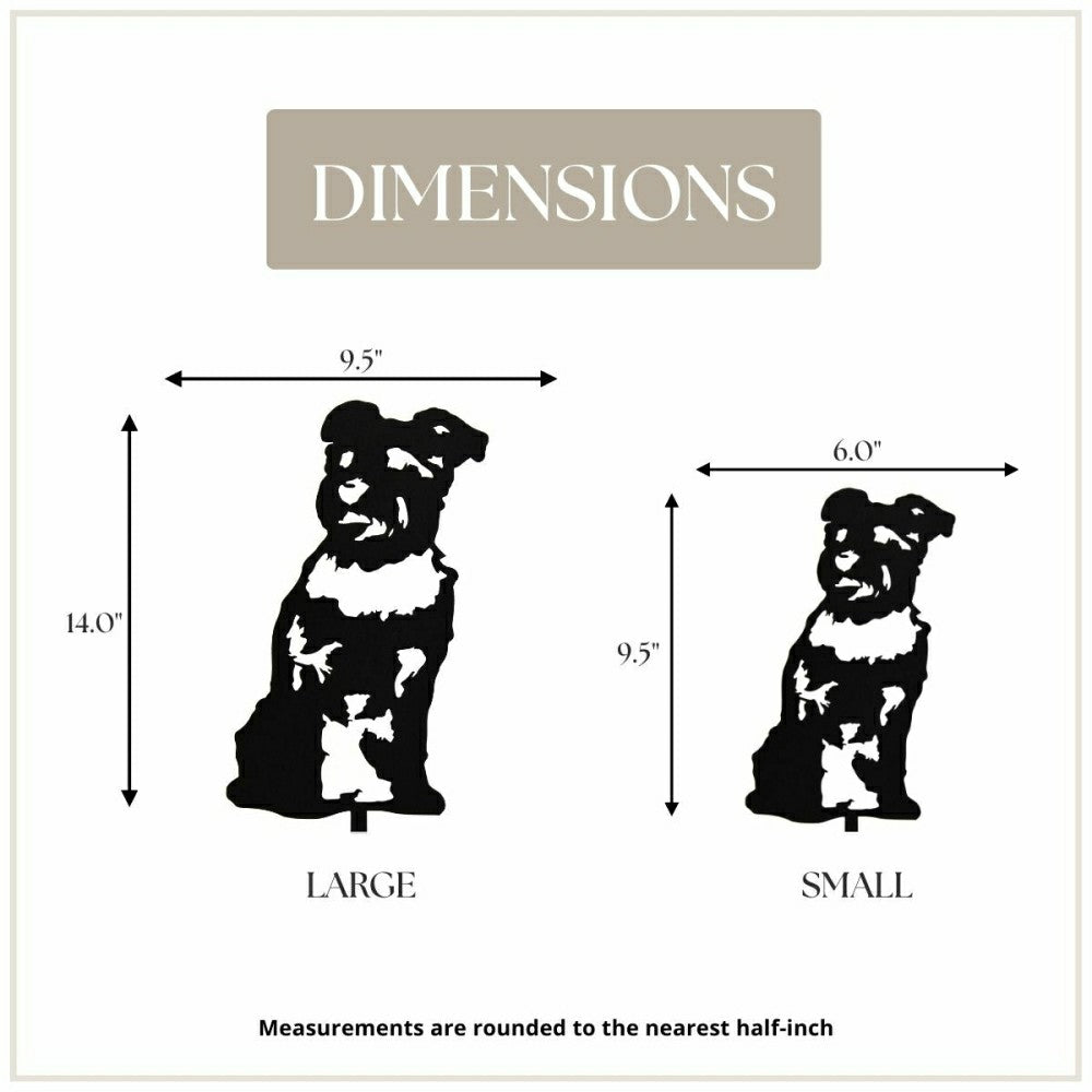 Schnauzer Garden Stake | Plow & Hearth