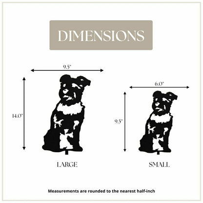Schnauzer Garden Stake | Plow & Hearth