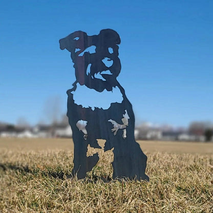 Schnauzer Garden Stake | Plow & Hearth