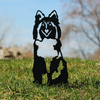 Shetland Sheepdog Garden Stake | Plow & Hearth