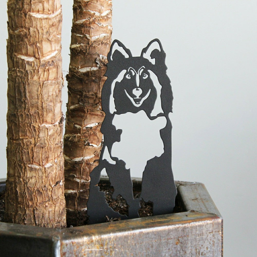 Shetland Sheepdog Garden Stake | Plow & Hearth