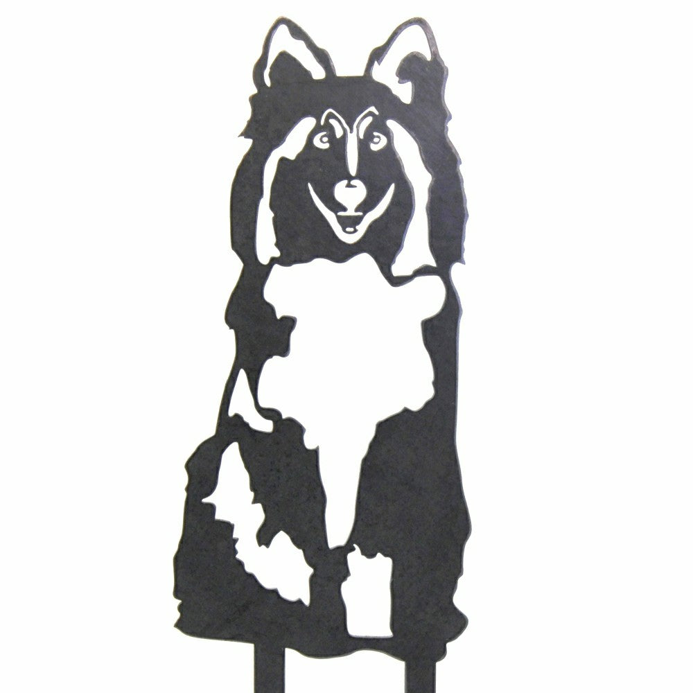 Shetland Sheepdog Garden Stake | Plow & Hearth
