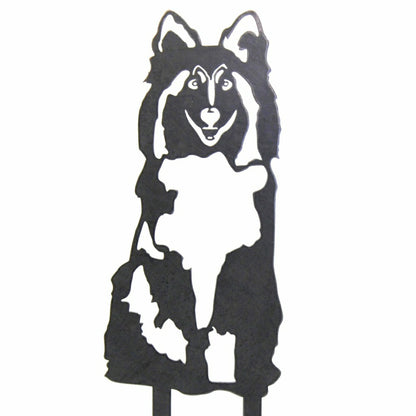 Shetland Sheepdog Garden Stake | Plow & Hearth