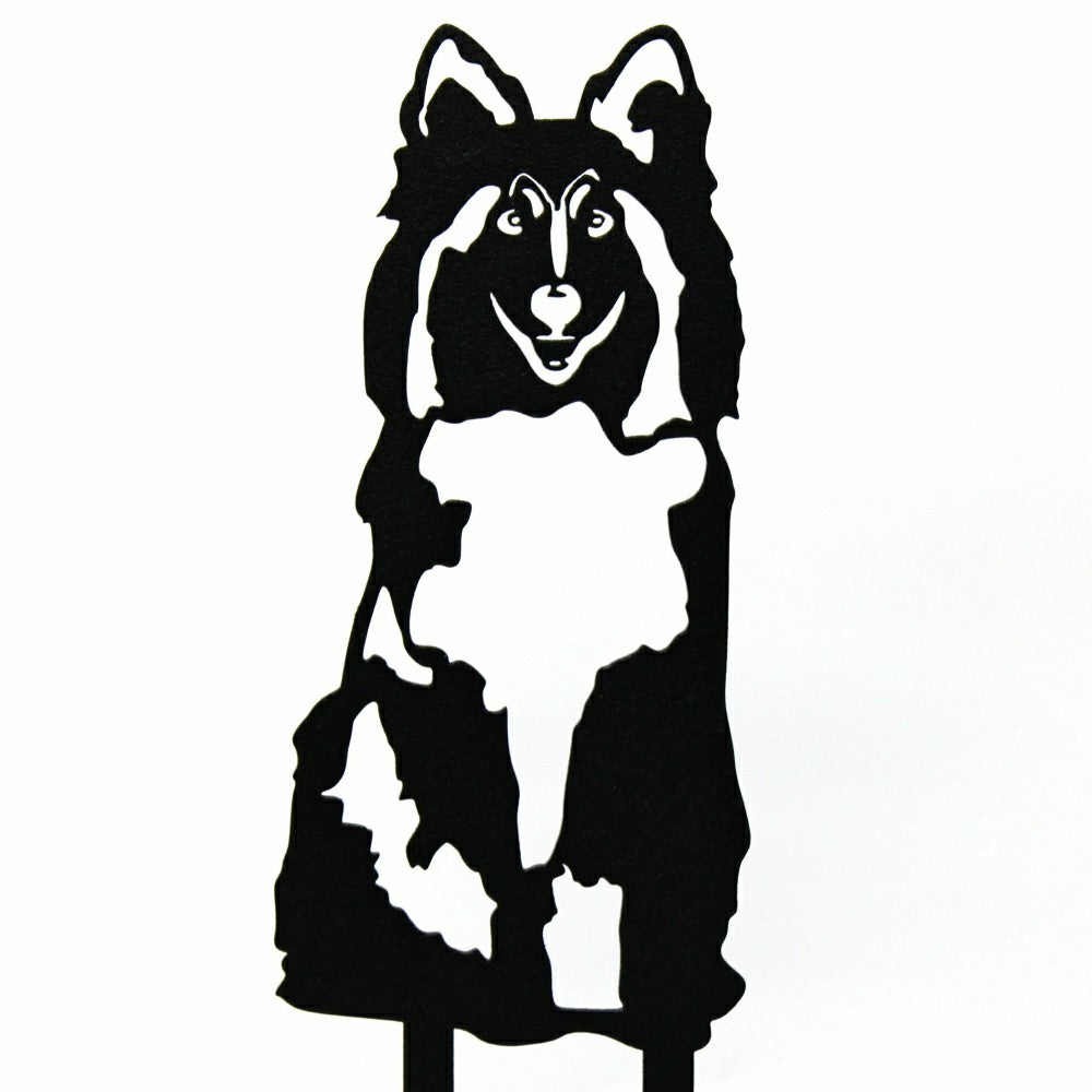 Shetland Sheepdog Garden Stake | Plow & Hearth