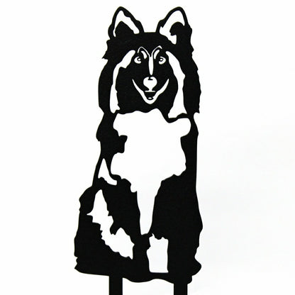 Shetland Sheepdog Garden Stake | Plow & Hearth