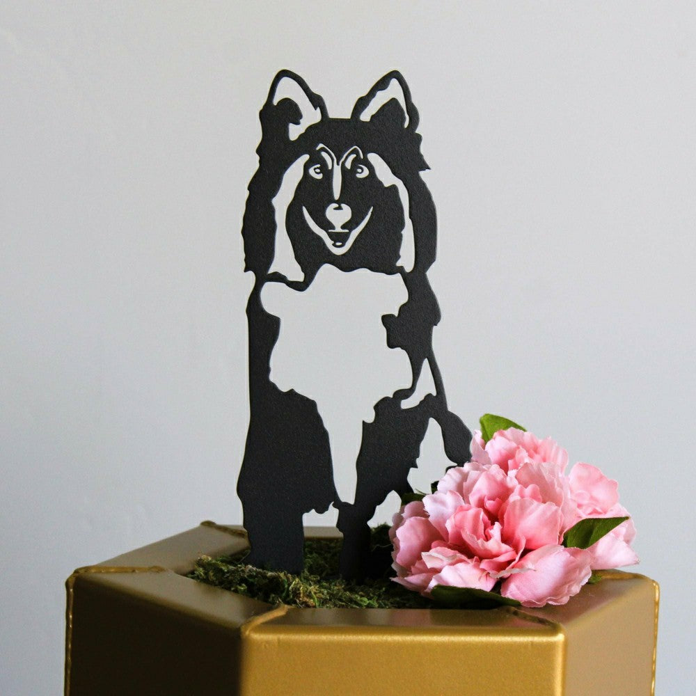 Shetland Sheepdog Garden Stake | Plow & Hearth