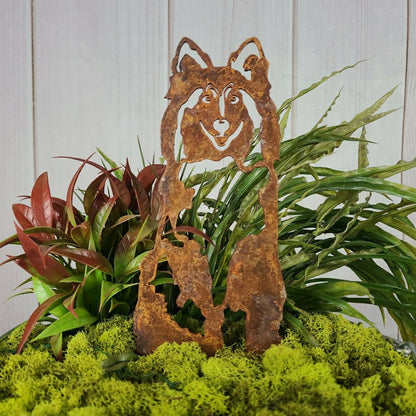 Shetland Sheepdog Garden Stake | Plow & Hearth