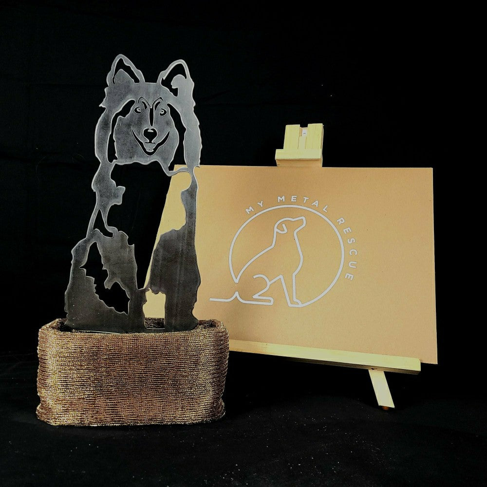 Shetland Sheepdog Garden Stake | Plow & Hearth