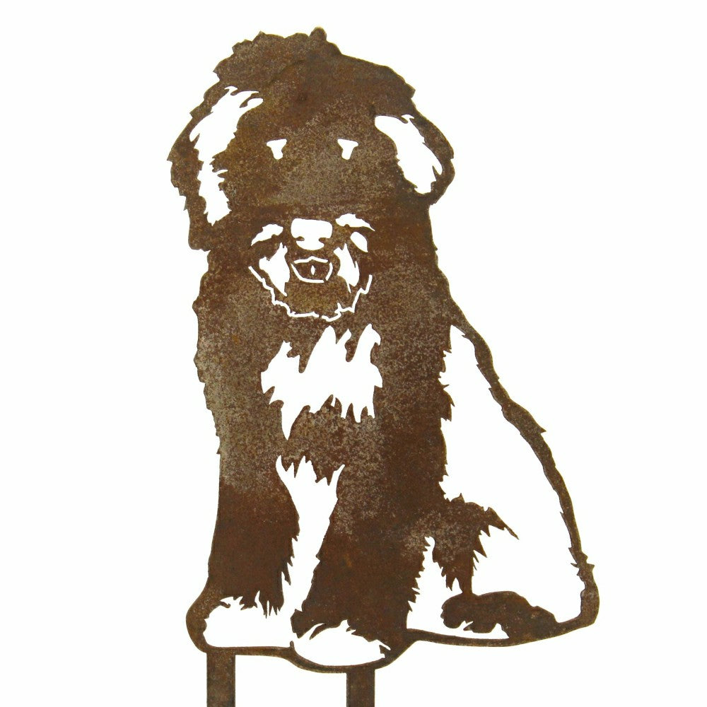 Old English Sheepdog Garden Stake | Plow & Hearth