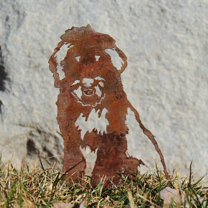 Old English Sheepdog Garden Stake | Plow & Hearth