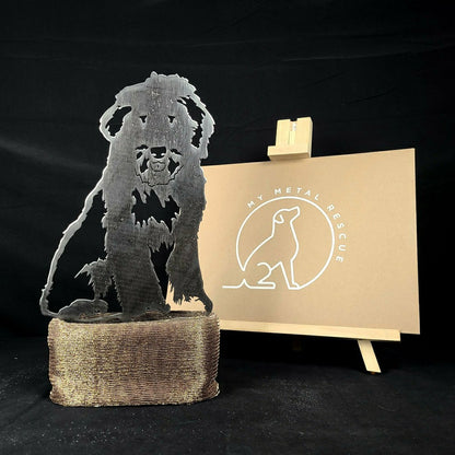Old English Sheepdog Garden Stake | Plow & Hearth