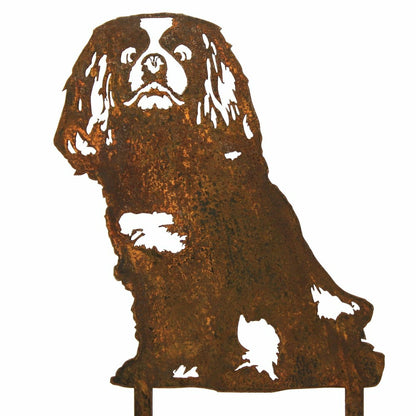Cavalier King Charles Spaniel Garden Stake | Plow & Hearth