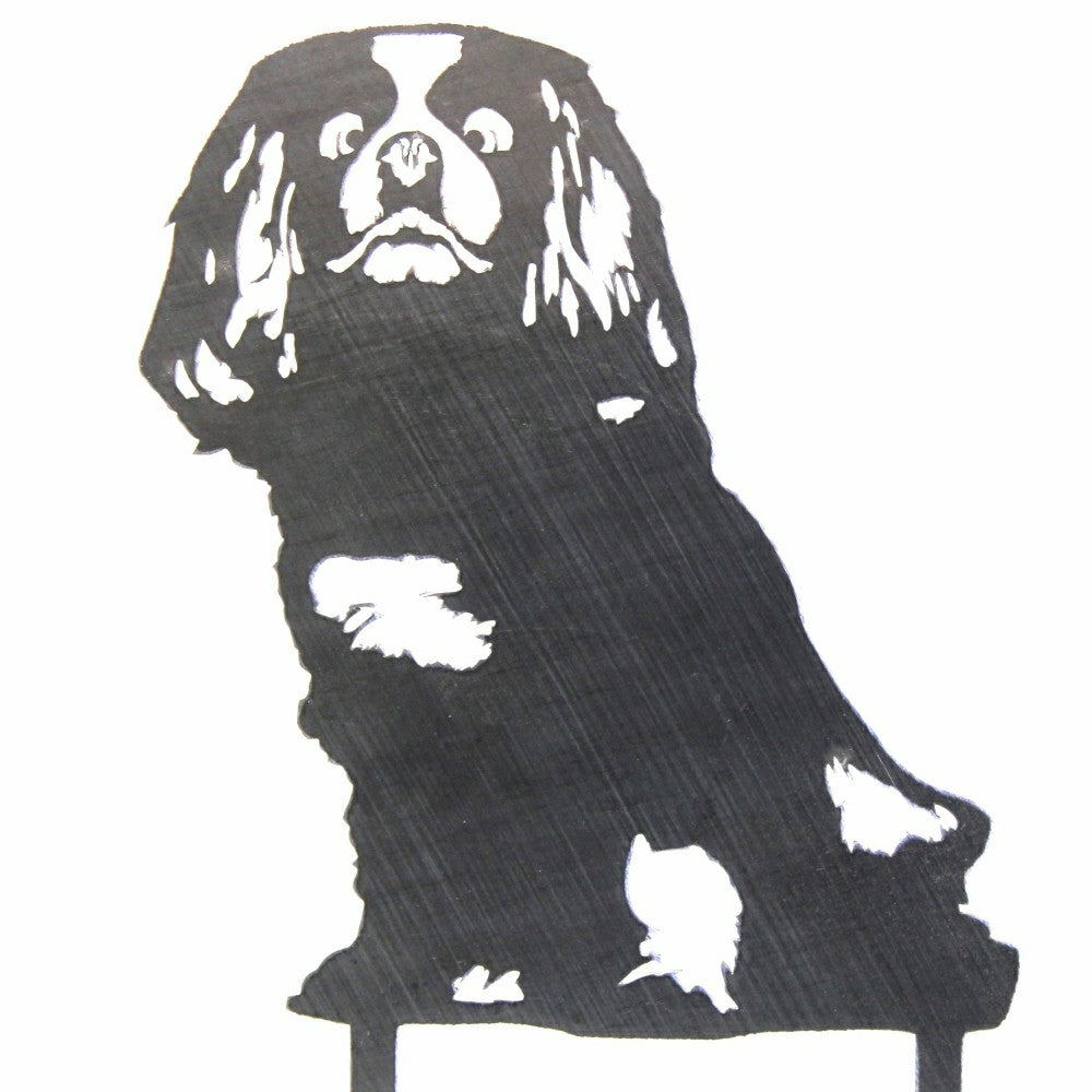 Cavalier King Charles Spaniel Garden Stake | Plow & Hearth