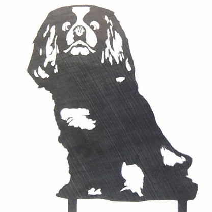 Cavalier King Charles Spaniel Garden Stake | Plow & Hearth
