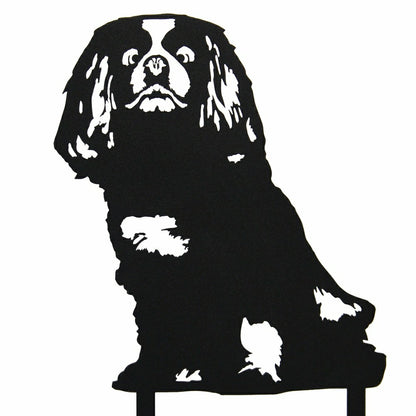 Cavalier King Charles Spaniel Garden Stake | Plow & Hearth