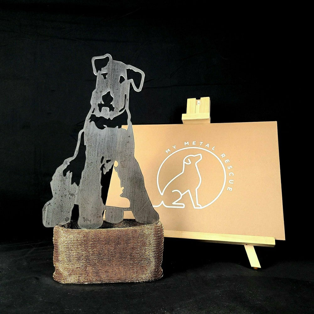 Airedale Terrier Garden Stake | Plow & Hearth