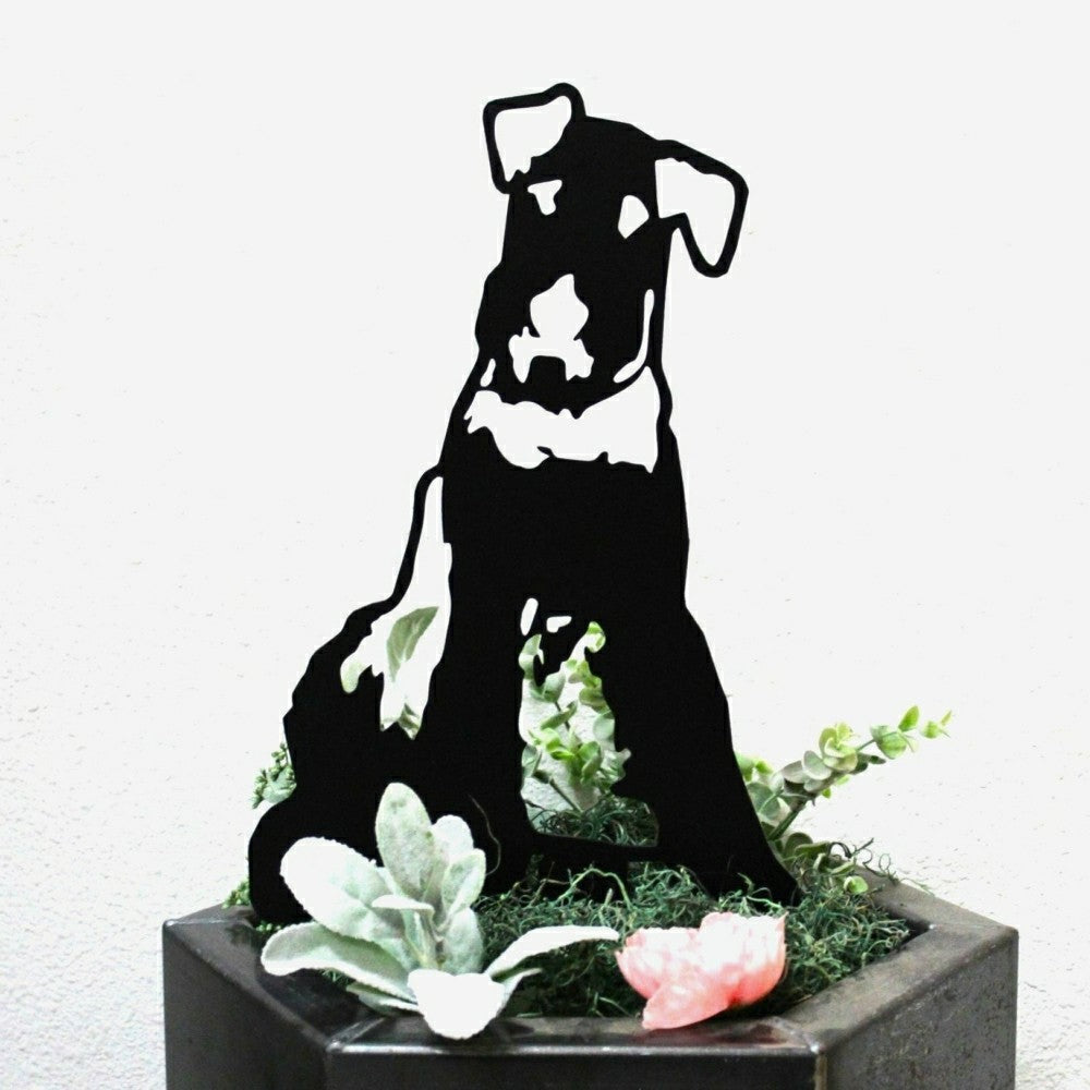 Airedale Terrier Garden Stake | Plow & Hearth