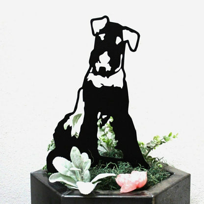 Airedale Terrier Garden Stake | Plow & Hearth