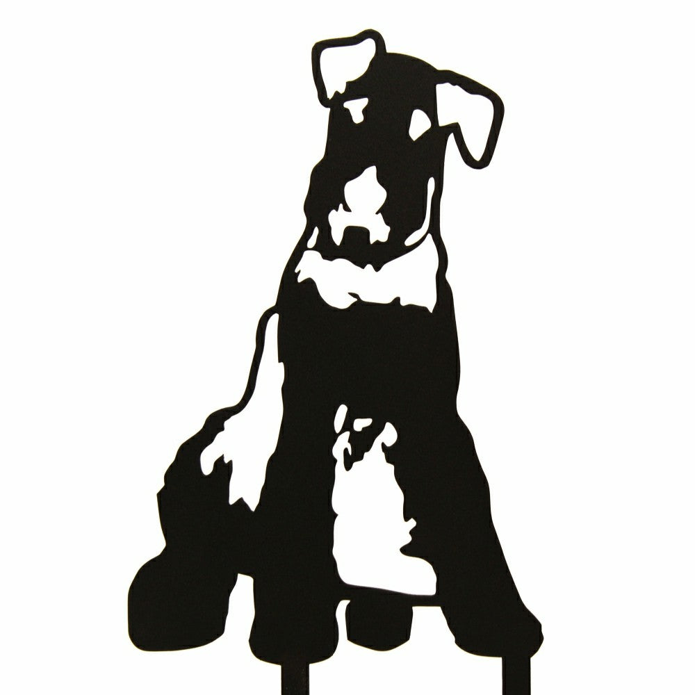 Airedale Terrier Garden Stake | Plow & Hearth