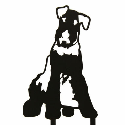 Airedale Terrier Garden Stake | Plow & Hearth
