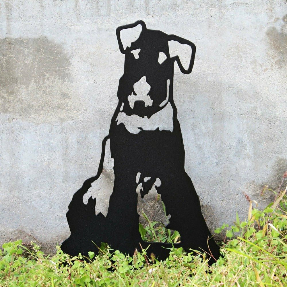 Airedale Terrier Garden Stake | Plow & Hearth